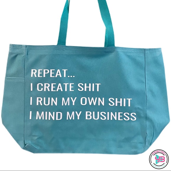 SJB Custom Entrepreneur Business Owner Tote Shoulder Bag - Picture 2 of 7